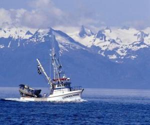 Puzzle Αλιευτικών σκαφών στην Αλάσκα